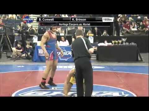 195 lbs Class 4A Match from the GHSA Individual Wrestling Championship