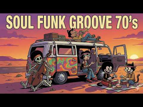 Sunset Soul Funk Road Trip 🌅 70s Grooves, Dusty Highways & Good Vibes