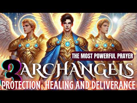 🙏 LISTEN FOR 7 DAYS TO THIS PRAYER OF THE 3 ARCHANGELS | GREAT MIRACLES WILL HAPPEN! ✨🕊️