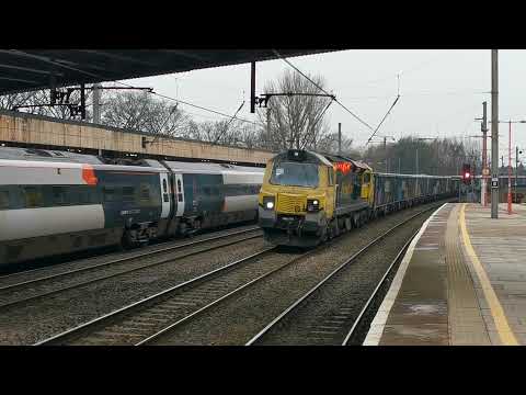 70006 6H51 Hardendale Quarry - Tunstead Sidings, 21st December 2021