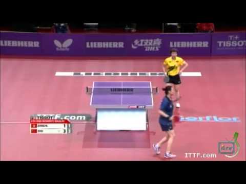 WTTC 2013: Zhu Yuling vs Jiang Huajun