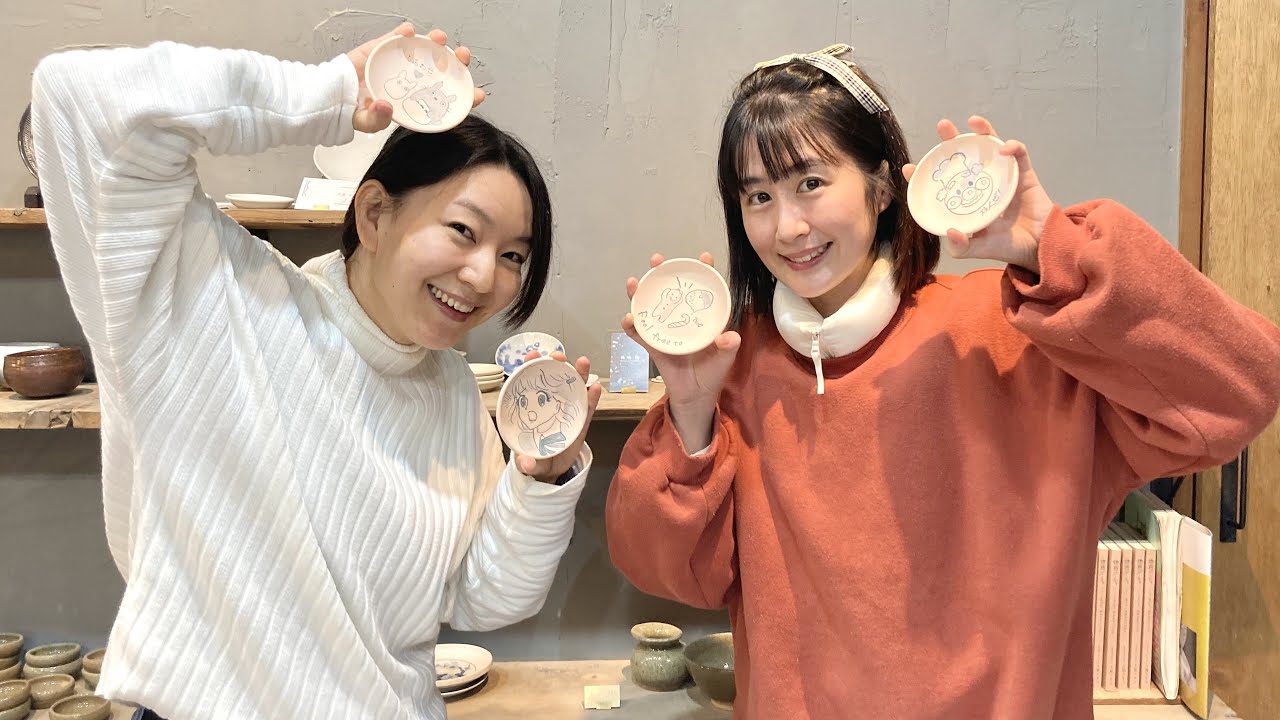 江ノ電に乗って絵付け体験してきたよ！（体験工房『はせ陶』）