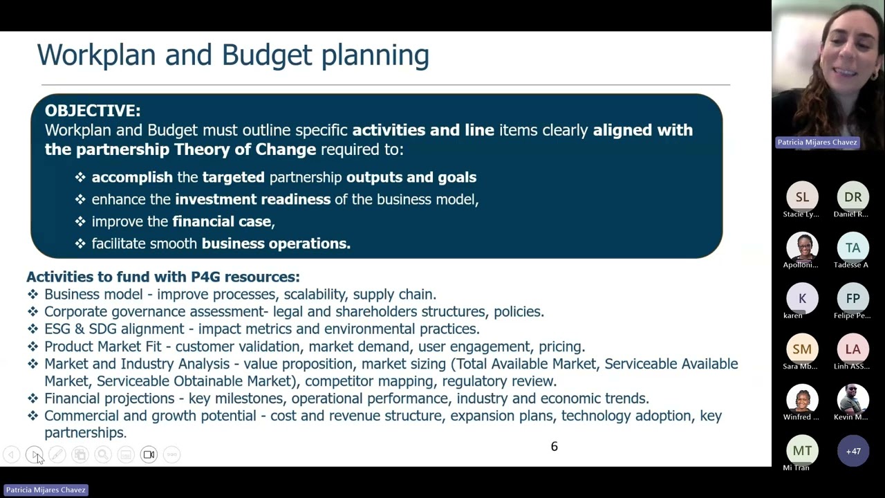 Round 3 Shortlisted Partnerships Budget and Workplan Training