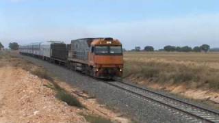 preview picture of video 'NR105 on Overland Ararat Sat 16/01/10'