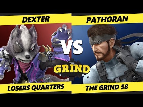 Smash Ultimate Tournament - Dexter (Wolf) Vs. Pathoran (Snake) The Grind 58 Losers Quarters
