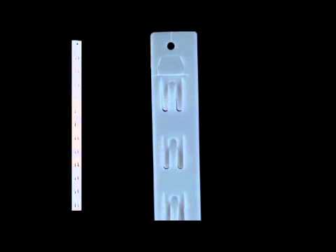Clip Strip ® Brand Econo Strips, Lite, Clip Strips, Flat Die Cut, Three Prong Teeth Style Hooks