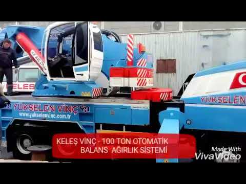 KELEŞ CRANE - 100 TON AUTOMATIC BALANCE WEIGHT SYSTEM