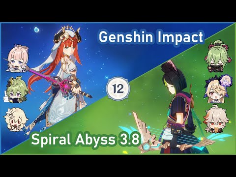 Spiral Abyss 3.8 Nilou Bloom & Tighnari Spread - Genshin Impact