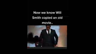 NOW WE KNOW WILL SMITH COPIED AN OLD MOVIE..... MEANING THE SLAP WAS STAGED