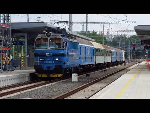 ČD 242.220 + ČDC 240.094 na vlacích Sp 11791 a Sp 11792 - Karlovy Vary - 17.6.2018