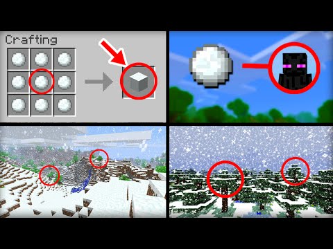 ✔ Minecraft: 10 Things You Didn't Know About Snow