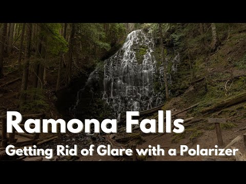 Ramona Falls - Using a Polarizing Filter