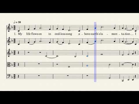2nd YouTube video about how can i keep from singing sheet music