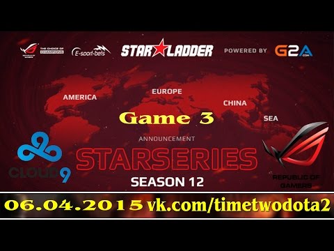 Cloud9 vs ASUS.Polar #3 (bo3) (Ru) | SLTV Season 12 EU  (06.04.2015)