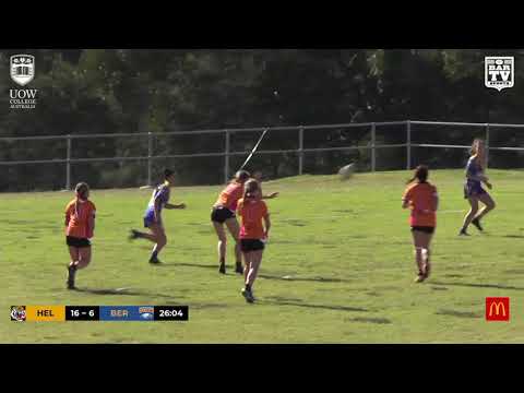 2019 IDRL Womens Under 18s Round 6 Highlights - Helensburgh Tigers vs Berkeley Eagles