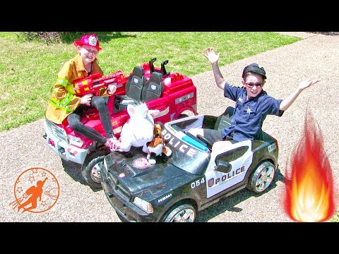 Little Heroes 47 - The Kids Fire Engine, The Police Car Wash, and Best Friends