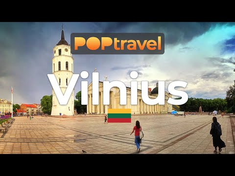 VILNIUS, Lithuania 🇱🇹 - Summer Tour - 4K HDR with captions
