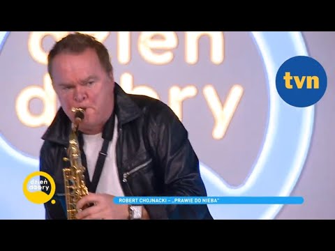 Robert Chojnacki zagrał na saksofonie słynny utwór "Prawie do nieba"! [Dzień dobry TVN]