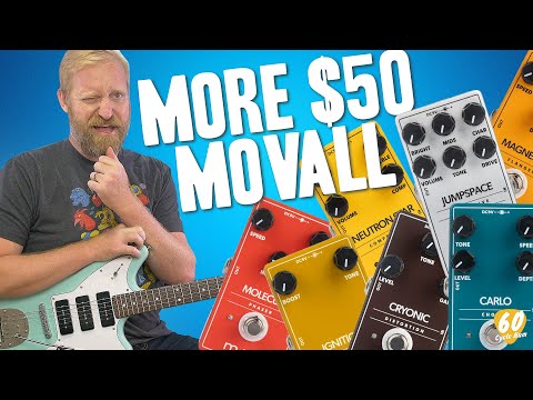 MORE SOLID $50 PEDALS FROM MOVALL - Comp/Boost/Drive/Phase/Dist/Chorus/Flange - Afford-A-Board