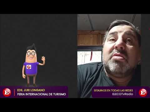 El edil deptal. Jury Longano y la presencia de Colonia en la Feria Internacional de Turismo (FIT).