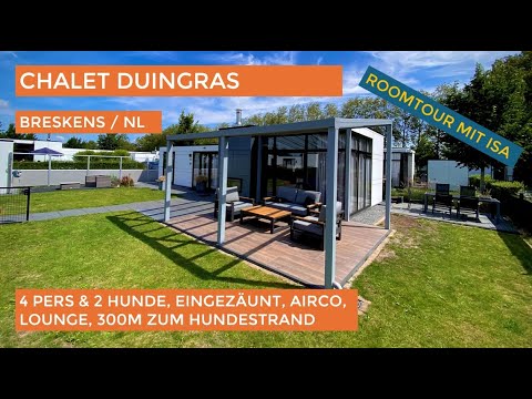 Chalet Duingras mit Zaun & Windschutz Nr. B125 Breskens / Zeeland