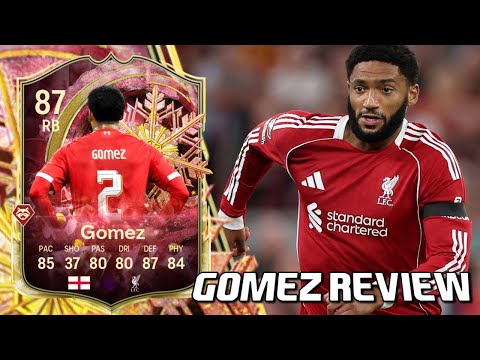 FC 26 | 87 JOE GOMEZ WINTER WILDCARDS PLAYER REVIEW | BEST POSITION?🔥