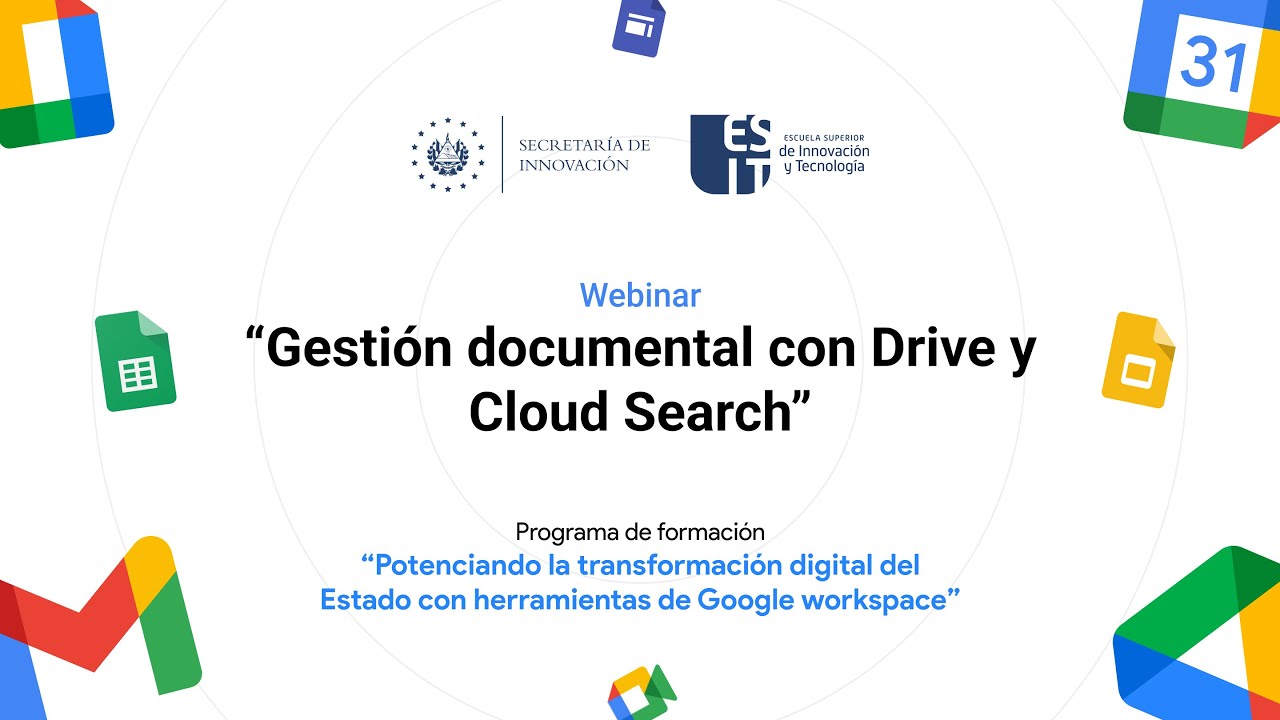 Gestión documental potenciada por Drive y Cloud Search