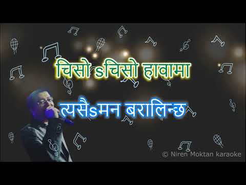 Chiso Chiso Hawama चिसो चिसो हावामा Karaoke with lyrics