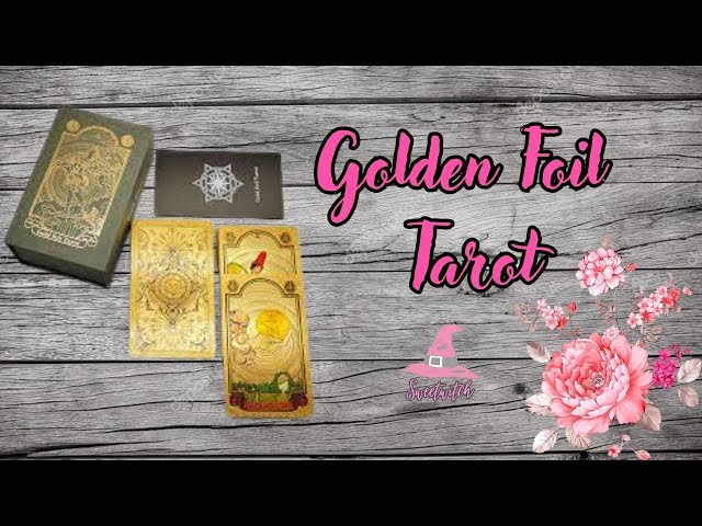 Vídeo relacionado con GIBZ Diseño Original Cartas de Tarot, 78 Piezas de Oro Rosa Foil Tarot Deck Set, con Libro Guía y Caja para Principiantes