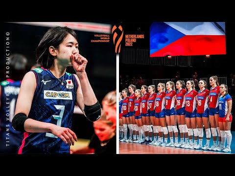 Japan Volleyball Team Best Volleyball Attacks vs Czech Republic | World Championship 2022