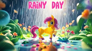 🌟👧👦 Rainy Day – Kids Song by Rainbow Melody Kids 🎶✨