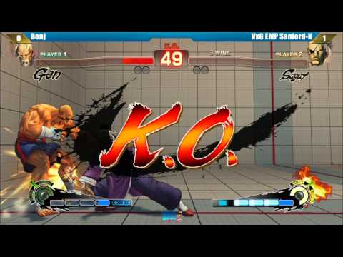 SSF4 AE2012 Bonj vs VxG EMP Santhrax GUTS2 Tournament