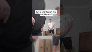 Caseoh & Jynxzi Compare Heights #subscribe #shorts