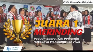 Download lagu Juara 1 Lomba Paduan Suara PGRI | Merdunya Menggetarkan Jiwa | MARS PGRI & SOMBA SALA REKA mp3