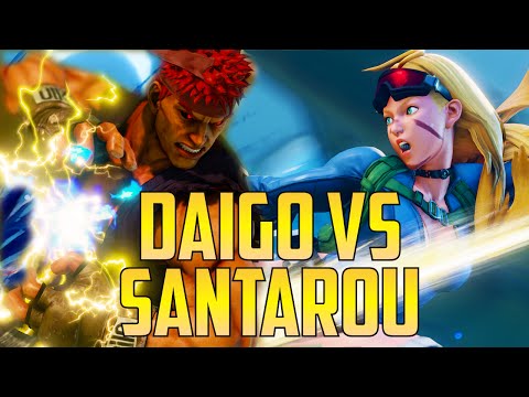 Street Fighter V / 5 - Daigo Umehara Vs Santarou FT10【1080p60 First To 10】 梅原 大吾