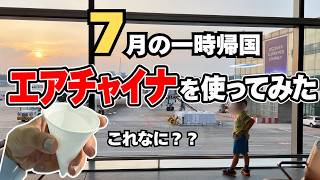 【エアチャイナ搭乗記】家族4人で日本一時帰国｜料金・機内食・北京乗り継ぎをレビュー
