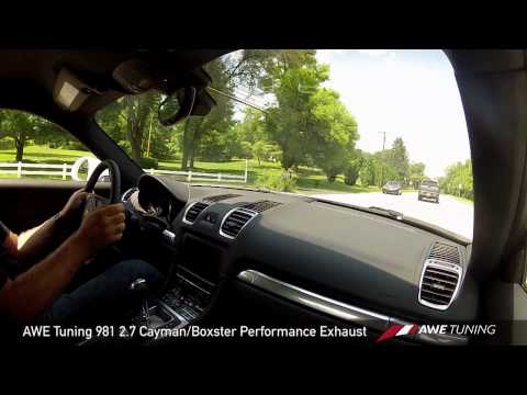 AWE Tuning Porsche 981 Cayman/Boxster Performance Exhaust