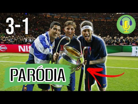 ♫ JOGO HISTÓRICO, JUVENTUS 1X3 BARCELONA, A CHAMPIONS QUE NEYMAR VENCEU | Paródia Cheirosa - J&M