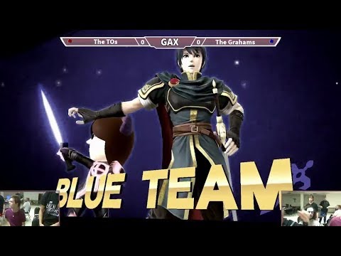 GAXS 2018 Smash 4 Doubles - The TOs (Squire + StaticHAMR; Red) vs Grahams (duncathan + Beezy; Blue)