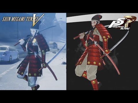 Yoshitsune Hassou Tobi Persona 5 Vs Shin Megami Tensei 5
