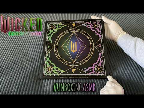 WICKED for good picture disc vinyl Unboxing ! ASMR sounds | part 2