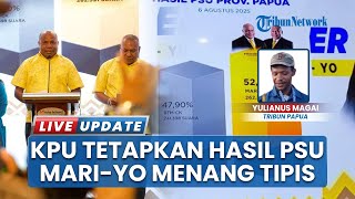 PSU Gubernur Papua Selesai, KPU Tetapkan Rekapitulasi Hasil: Mari-YO Kantongi Suara Terbanyak
