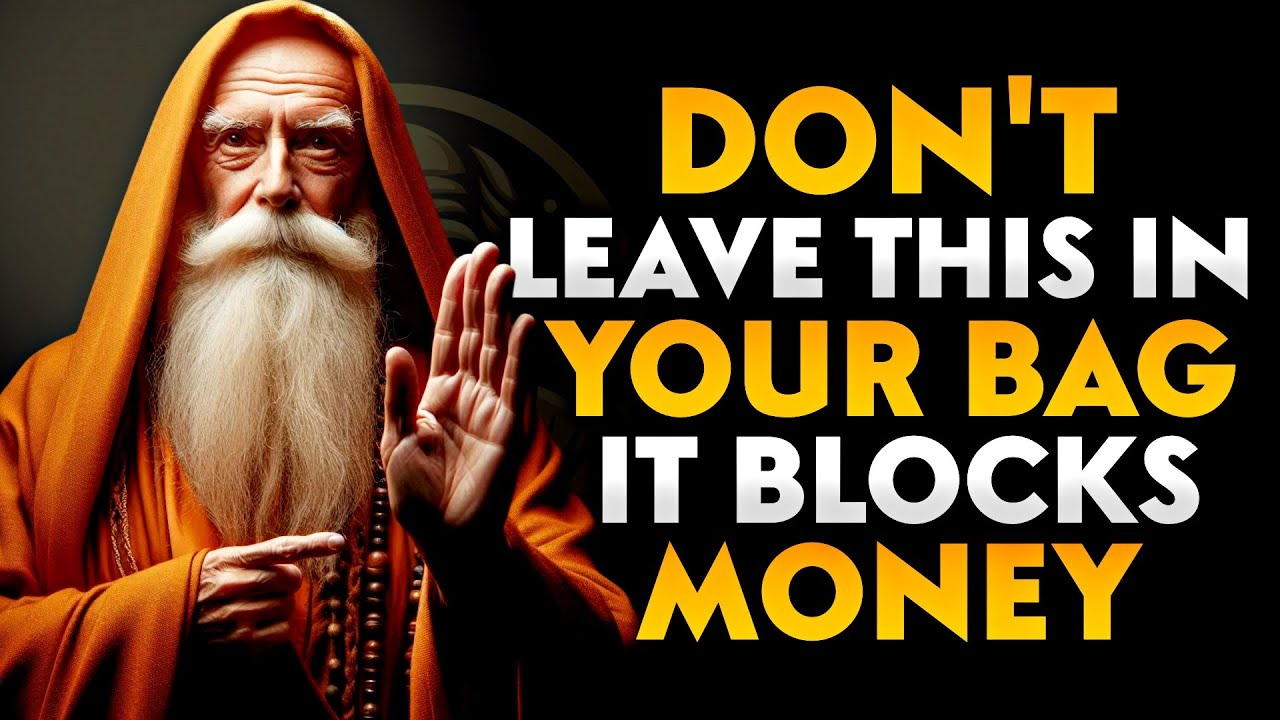 DON'T LEAVE THIS IN YOUR BAG IT BLOCKS MONEY AND ABUNDANCE | ZEN BUDDHISM
