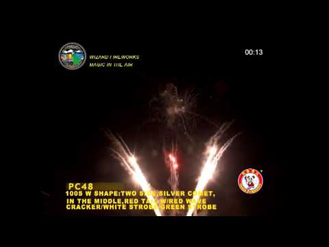 PC48 - 1.2 INCH CAKE - WIZARD FIREWORKS