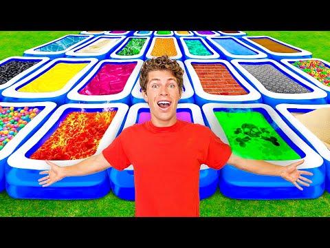 100 Piscinas Misteriosas... ¡NO te lances en la equivocada!