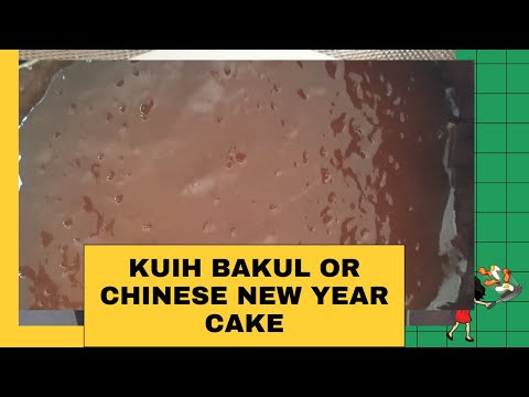 KUIH BAKUL OR CHINESE NEW YEAR CAKE