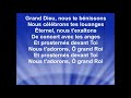 GRAND DIEU NOUS TE BÉNISSONS Jacques Boudreau