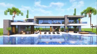 Minecraft: How to Build a Modern House Tutorial #45