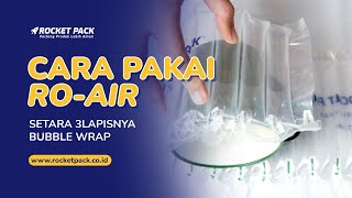 رول تغليف وحماية قابل للنفخ بعدة مقاسات