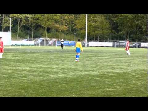 Kay Hilverink, 11 jaar, wedstrijd AS'80 - Almere City FC D2